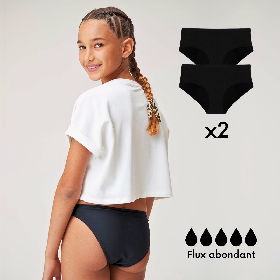 Flux Abondant Flux Fille Menstruel NaLatia Maillot De Bain